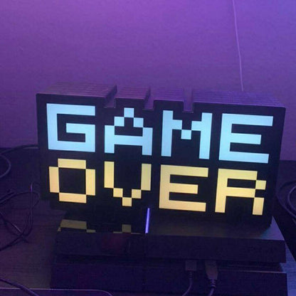 Luz de atmósfera de juego Game Over