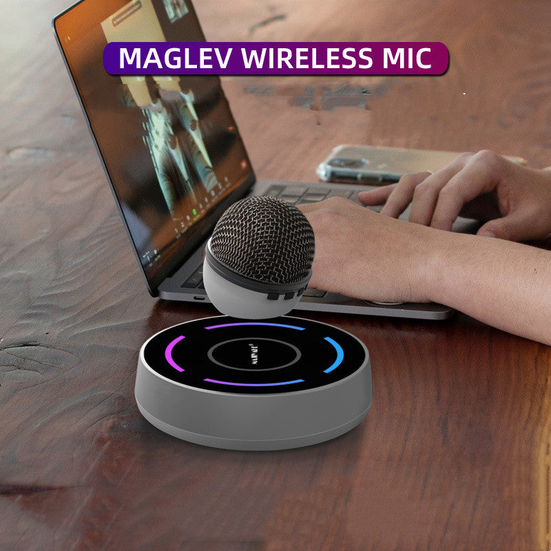 Magnetic Levitation Wireless Microphone Computer Game Live