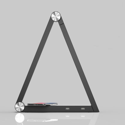 Lampe de Table triangulaire LED, charge sans fil, lampes de bureau rechargeables, pour maison intelligente, lumière artistique, norme ue, US, UK