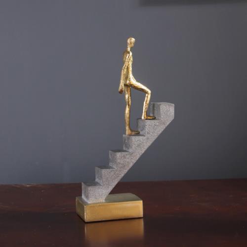 Individuality Art Sculpture Works Thinker Climbing Ornaments