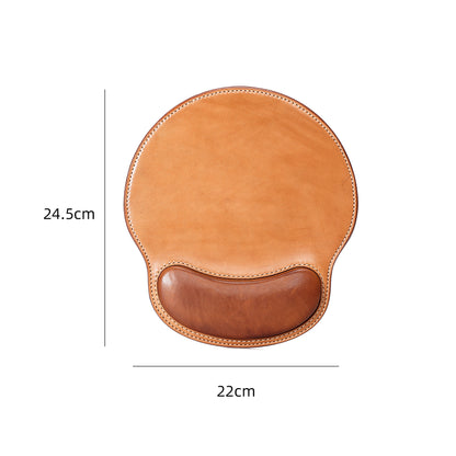 Head Layer Cow Leather Mouse Pad 7mm Thick