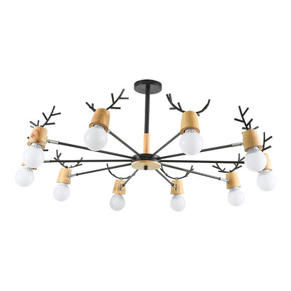 Modern Minimalist Ceiling Lamp Nordic Creative Antler Lamp