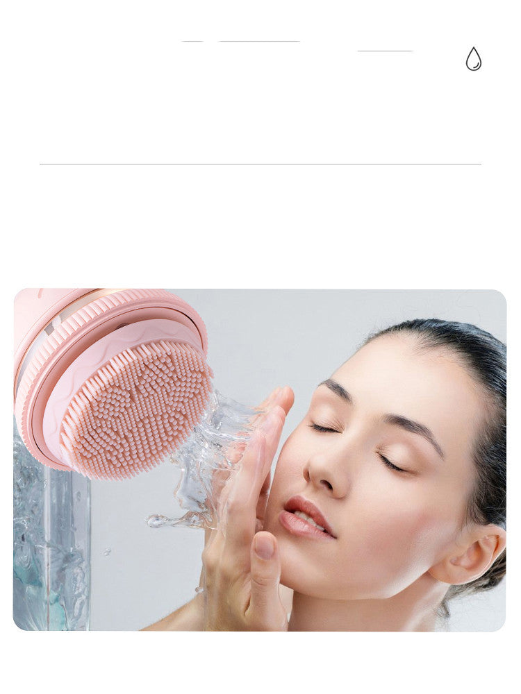 Artefact de lavage du visage féminin, nettoyage des pores du visage, Massage électrique en Silicone, charge