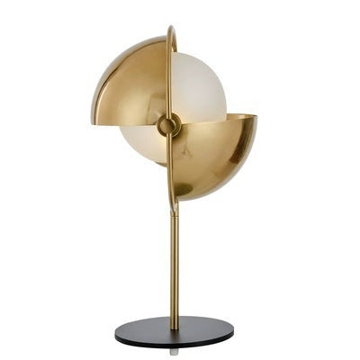 Lampe de table semi-circulaire réversible de luxe de lumière créative de personnalité