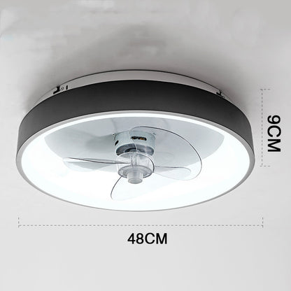 Ceiling Mounted Fan Lamp Post-modern Dining Room