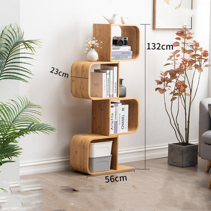 Floor-to-floor Bookcase Solid Wood Children