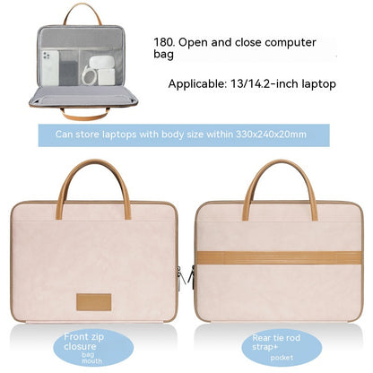 Sac pour ordinateur portable simple de couleur unie