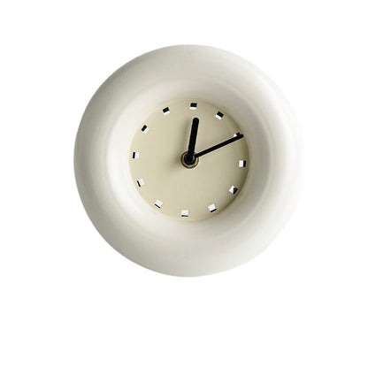 Reloj de mesa redondo, decorativo, sencillo, moderno, para dormitorio, mesita de noche, silencioso