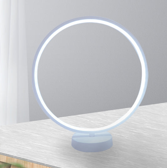 Lampe de table LED ronde et moderne minimaliste