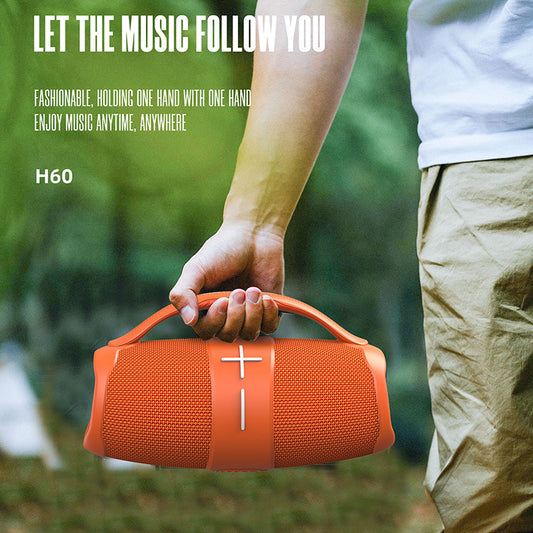 Altavoz Bluetooth portátil H60 impermeable al aire libre