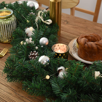 2.7 M Rattan Encryption With Pine Cones Christmas Decorations