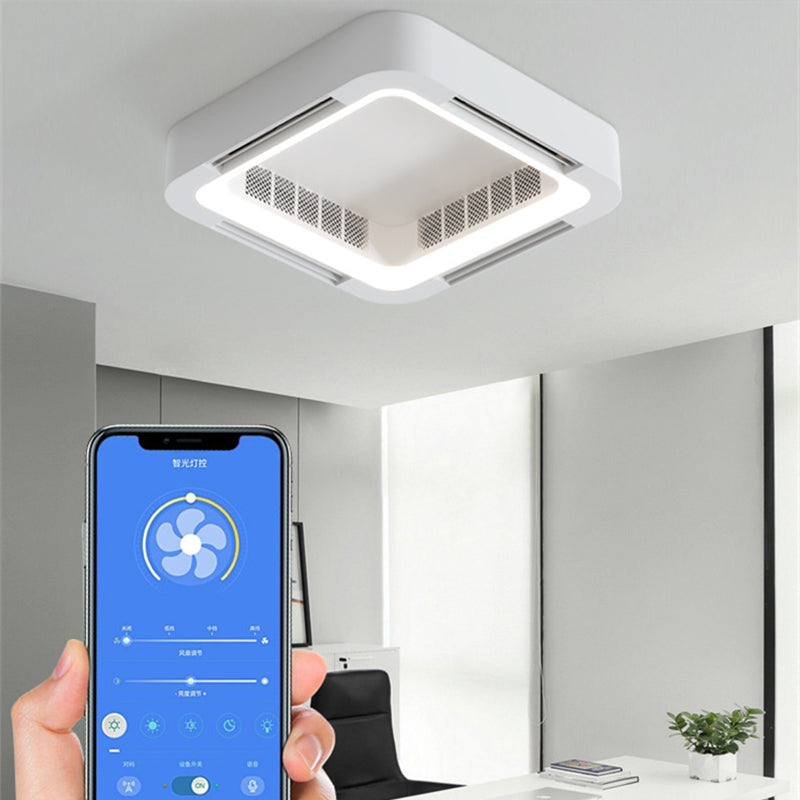 Luz de ventilador de techo sin hojas Square Intelligence