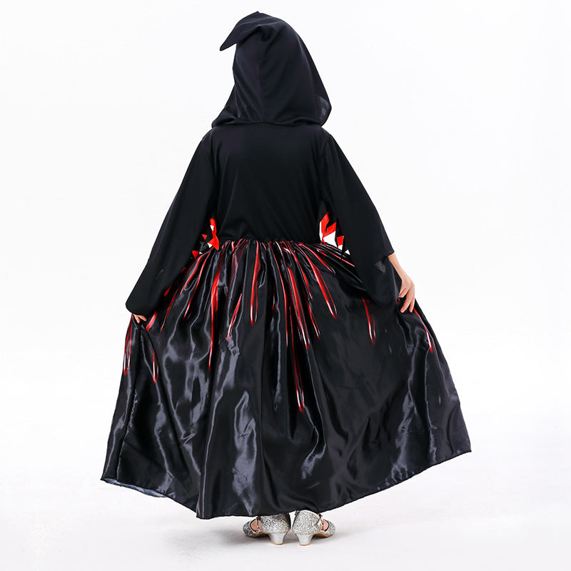 Halloween Children's Cos Witch Skull Clothing