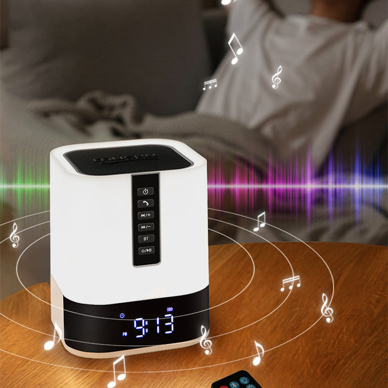 Lámpara de mesa de ambiente hogareño con audio inteligente Bluetooth