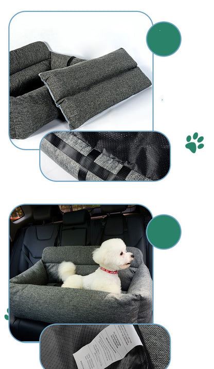 Nido para perros de doble uso interior universal Four Seasons para coche