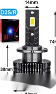 Non Destructive Replacement Of LED Headlights With Lamp Stabilizer Plug-in