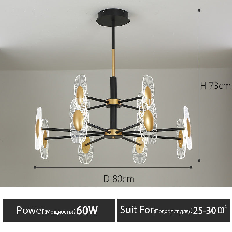 Lampe d'étude nordique créative atmosphère dorée