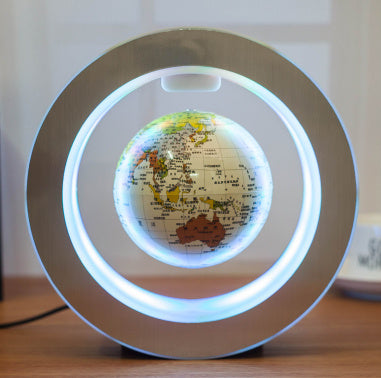 Carte du monde LED ronde, Globe flottant, lumière à lévitation magnétique, Anti-gravité, magie