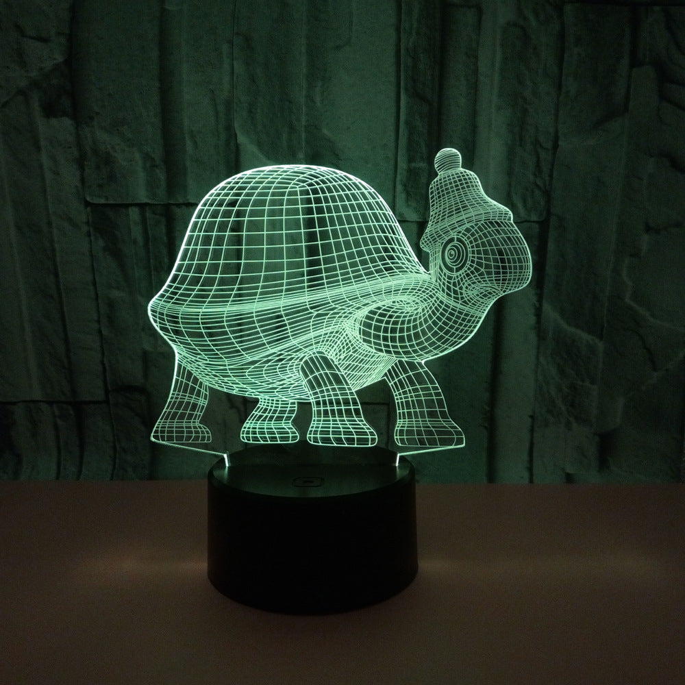 Cool Tortoise 3D Lamp