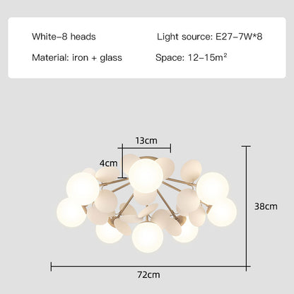 Lustre LED pour chambre d'enfant, garçons et filles, lumières chaudes