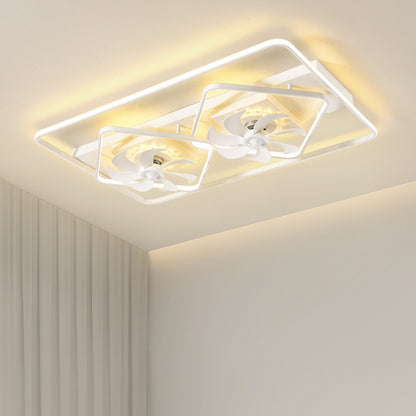 Lampe de ventilateur de plafond à aspiration fine de luxe, luminaire domestique, luminaire décoratif de plafond, idéal pour une chambre à coucher ou un salon