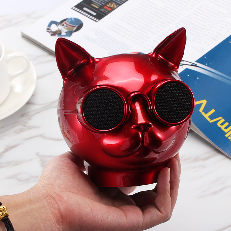 T8 Cat Head Bluetooth Speaker Dog Head Personality Wireless Stereo