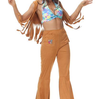 70s Vintage Disco Hip-hop Prom Costume For Halloween