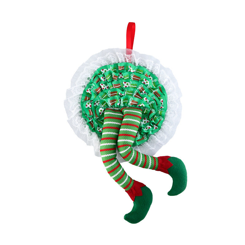 Elf Leg Cloth Christmas Decorations Pendant