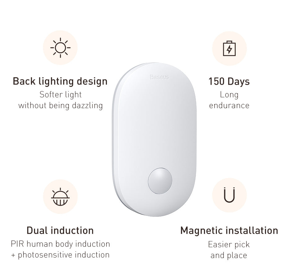 Luz doméstica de inducción humana.