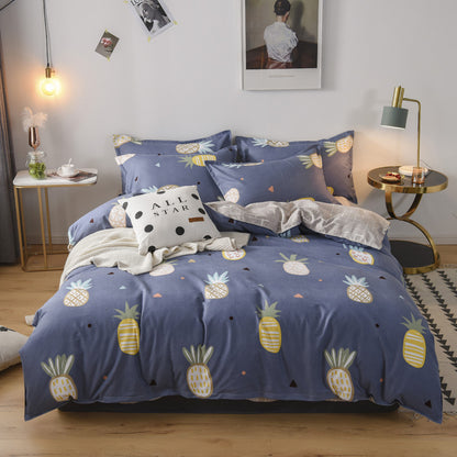 Funda nórdica para cama de tres piezas para otoño/invierno