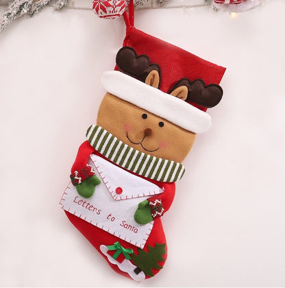 Christmas Decorations Creative Cute Old Man Hanging Bag