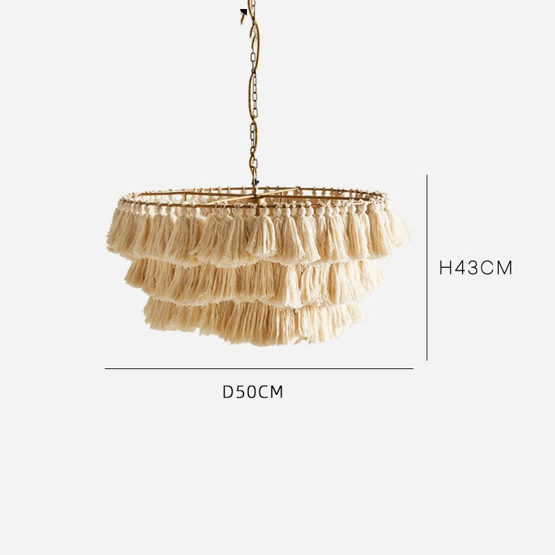 Designer's Creative And Personalized Woven Chandelier