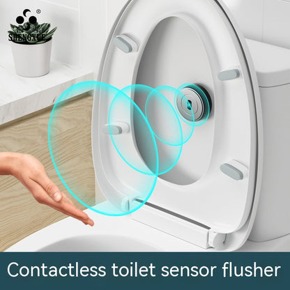 Dispositif de chasse d'eau à capteur automatique pour toilettes, intelligent