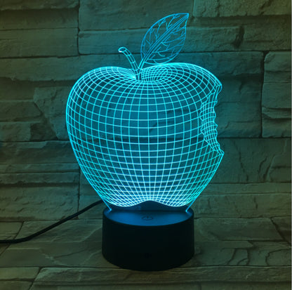 3D Fruit Colorful Night Light