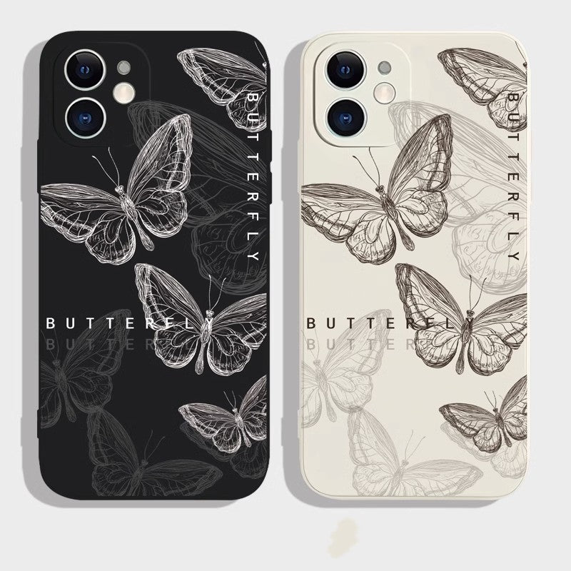 Cold Butterfly Phone Case Simple