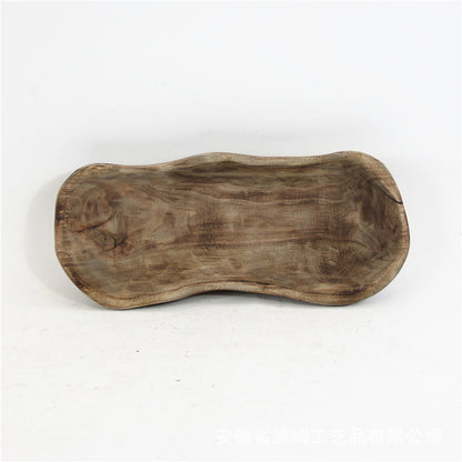 Wooden Home Fruit Tray Desktop Decoration