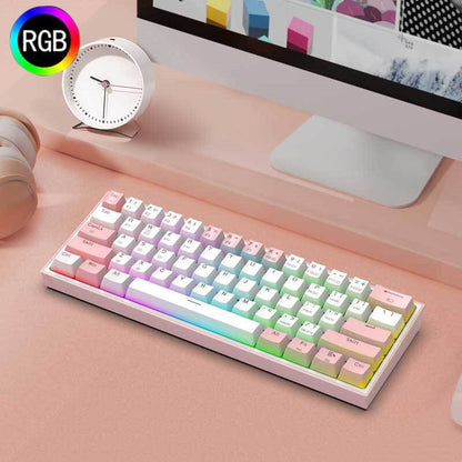 Wireless Bluetooth 61 Key Mechanical Computer Keyboard