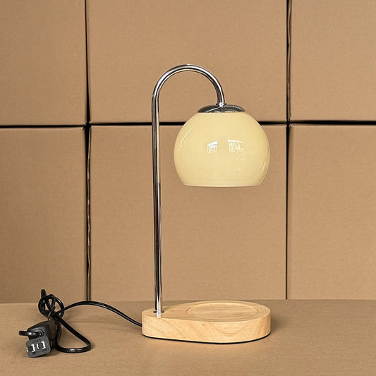 Lampe à bougie à cire fondante pour aromathérapie avec variateur de durée de fonctionnement