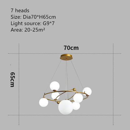 Lustre de mode créatif de personnalité de salle à manger pour enfants minimaliste moderne