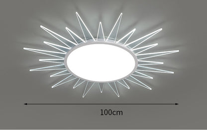 Lámpara Led Para Sala De Estar Ambiente Moderno Y Sencillo.