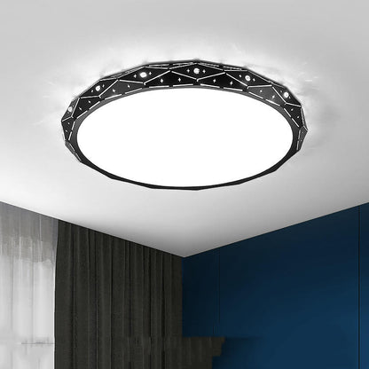 Lampes de plafond rondes à LED pour chambre de luxe légère