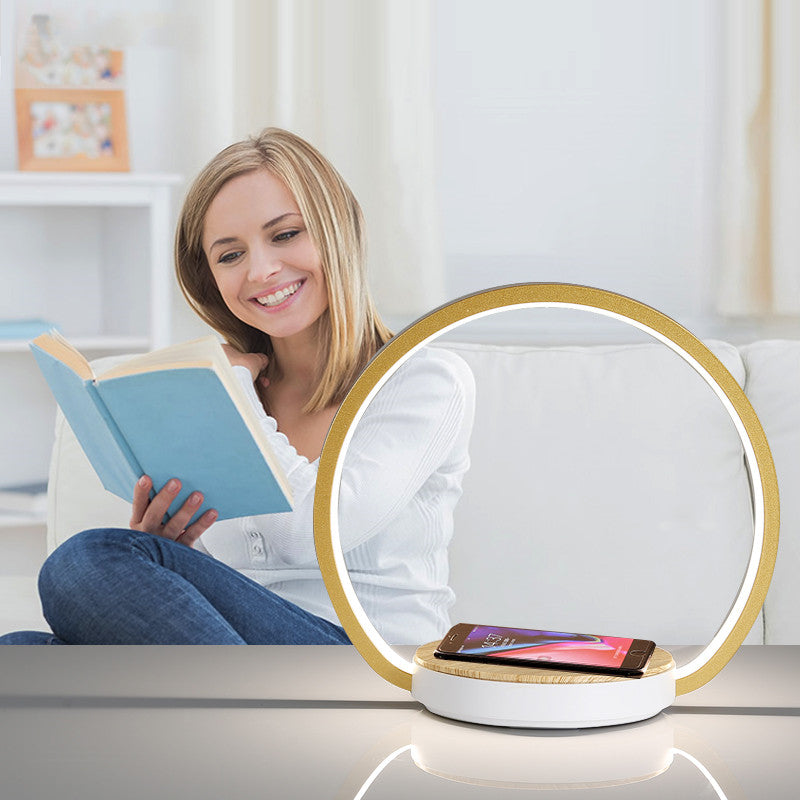 Mobile phone wireless charging induction lamp