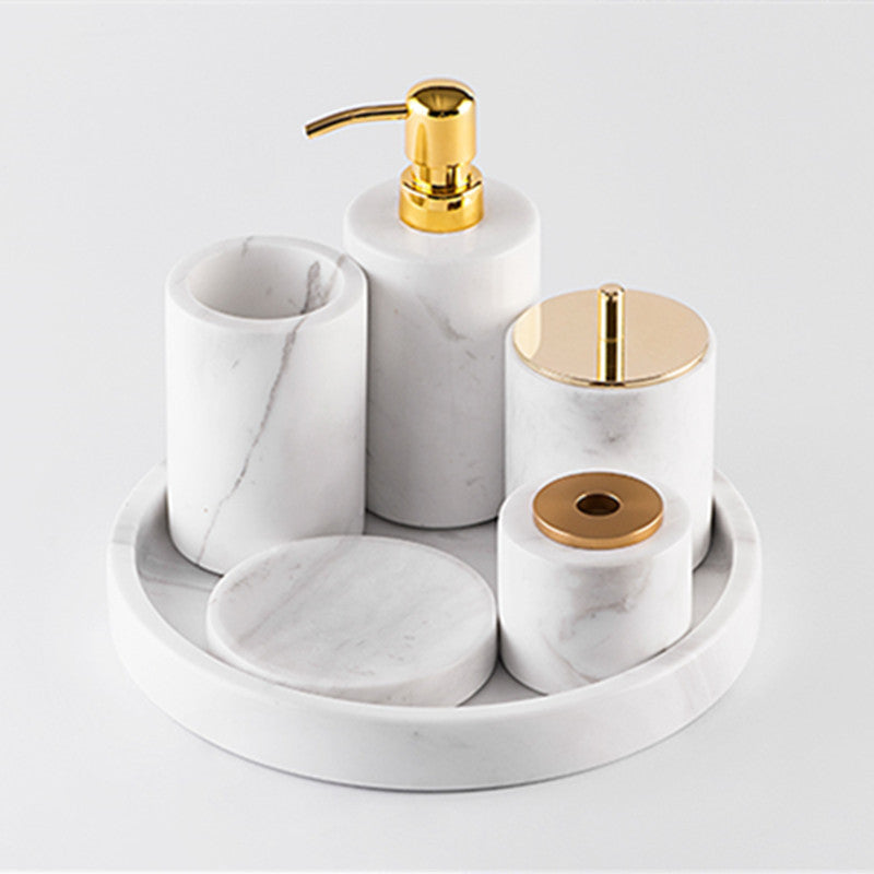 Ensemble de plateaux pour bouteilles de lotion pour salle de bain