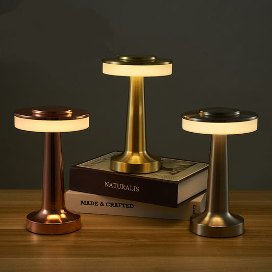 Creative Dining Table Hotel Dumbbell Charging Table Lamp