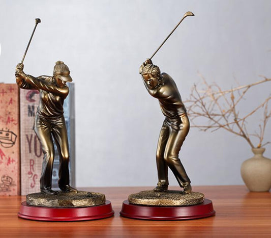 Creative Home Resin Golf Character Decoration