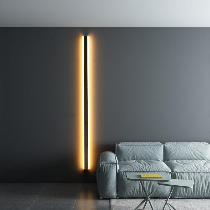 Lámpara de pared led larga minimalista