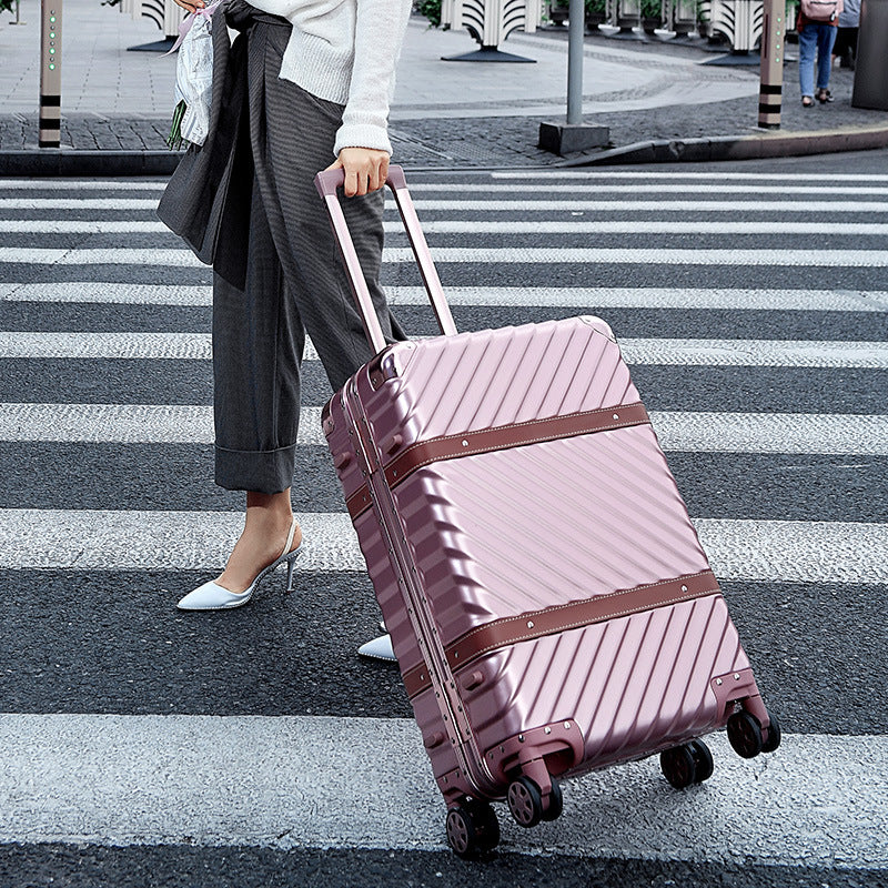 Valise à roulettes universelle avec cadre en aluminium pour hommes