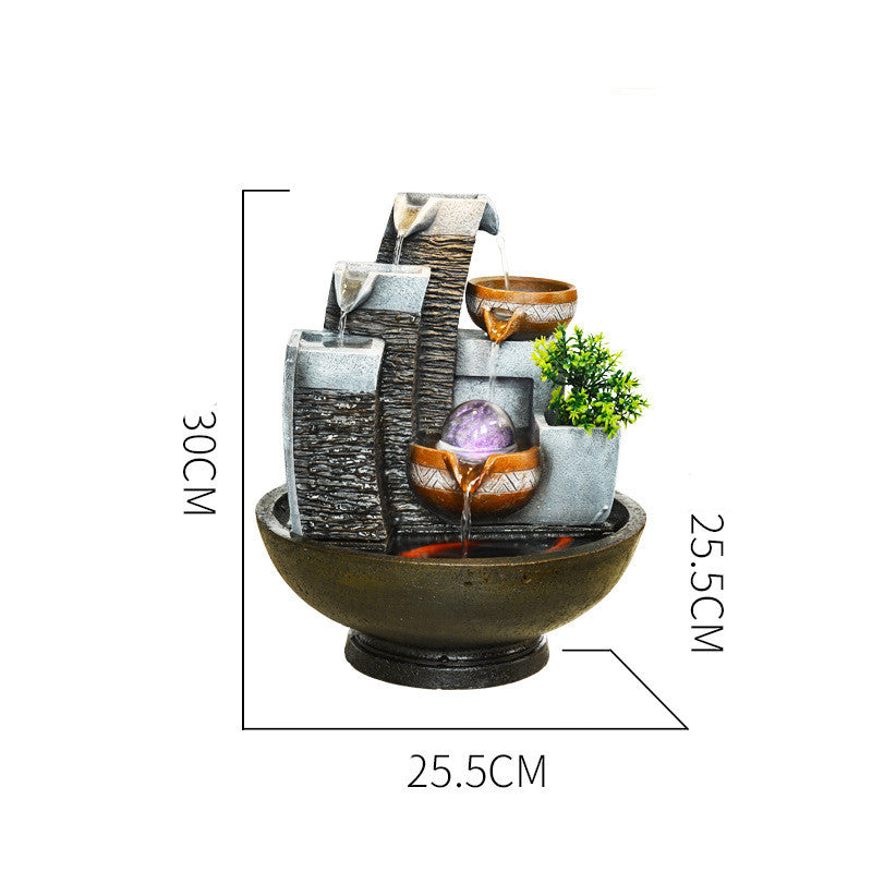 Chinese Style Home Aquarium Water Fountain