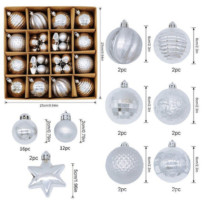 Christmas Decoration 6cm Electroplating Plastic Ball