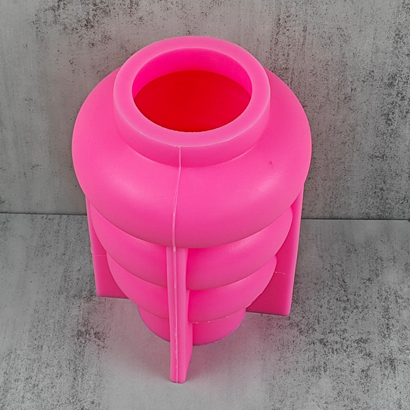 Moule en silicone pour vase circulaire de style Ins